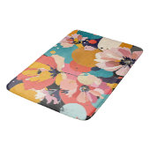 Tapis De Bain "Fleur abstrait" (Angle)