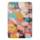 Tapis De Bain "Fleur abstrait" (devant Vertical)