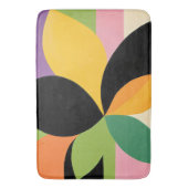 Tapis De Bain Fleur Abstrait 5 (devant Vertical)
