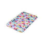 Tapis De Bain Fleur Abstraite (Angle)