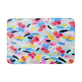 Tapis De Bain Fleur Abstraite (Devant)
