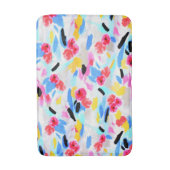 Tapis De Bain Fleur Abstraite (Devant (Vertical))