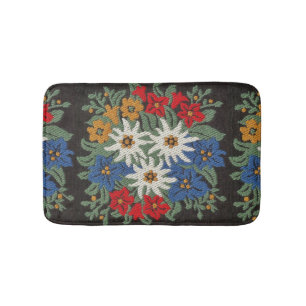 Tapis De Bain Fleur alpine suisse Edelweiss