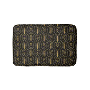 Tapis De Bain Fleur arabesque, arrière - plan Art Déco.