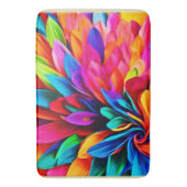 Tapis De Bain Fleur arc-en-ciel Abstraite (devant Vertical)