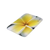 Tapis De Bain Fleur blanche et jaune (Angle)