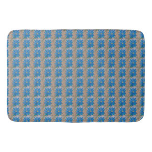 Tapis De Bain Fleur bleue