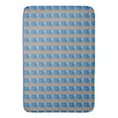 Tapis De Bain Fleur bleue (devant Vertical)