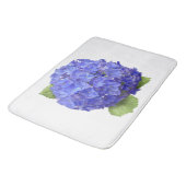 Tapis De Bain Fleur Blue Hydrangea (Angle)