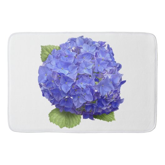 Tapis De Bain Fleur Blue Hydrangea (Devant)