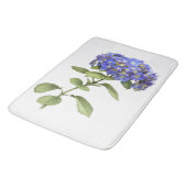 Tapis De Bain Fleur Blue Hydrangea (Angle)
