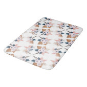 Tapis De Bain Fleur Boho Géométrique Mat de bain (Angle)