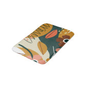 Tapis De Bain Fleur botanique moderne (Angle)