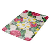 Tapis De Bain Fleur botanique vintage (Angle)