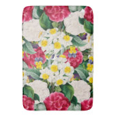 Tapis De Bain Fleur botanique vintage (devant Vertical)