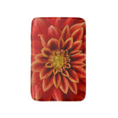 Tapis De Bain Fleur dahlia orange (Devant (Vertical))