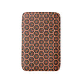 Tapis De Bain Fleur d'Automne Orange (Devant (Vertical))