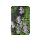 Tapis De Bain Fleur de baume d'abeille violet sauvage (Devant (Vertical))