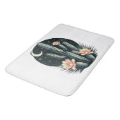 Tapis De Bain Fleur de cactus nocturne (Angle)