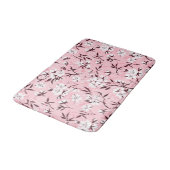Tapis De Bain Fleur de cerisier blanc (Angle)