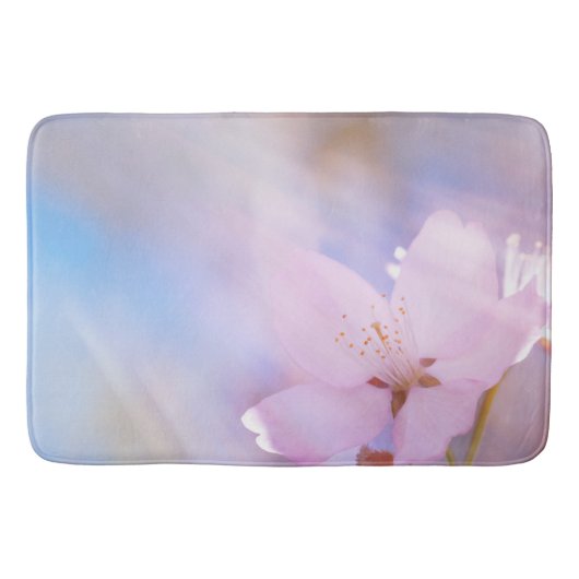 Tapis De Bain Fleur de cerisier rose (Devant)