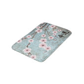Tapis De Bain Fleur de cerisier rose "Destiny" (Angle)