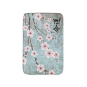 Tapis De Bain Fleur de cerisier rose "Destiny" (Devant (Vertical))