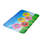 Tapis De Bain "Fleur de chat" Jardin LOL Funny Bain Mat (Angle)