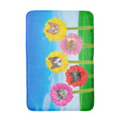 Tapis De Bain "Fleur de chat" Jardin LOL Funny Bain Mat (Devant (Vertical))