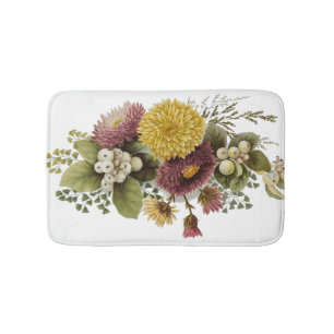 Tapis De Bain Fleur de chrysanthème mère florale