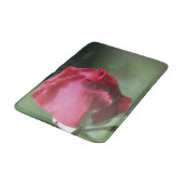 Tapis De Bain Fleur de cintrage rouge Rosebud (Angle)