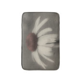 Tapis De Bain Fleur De Faisceau En Noir Et Blanc (Devant (Vertical))