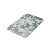 Tapis De Bain Fleur de feuille bleue asiatique japonaise (Angle)