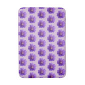 Tapis De Bain Fleur de géranium violet Motif sans couture sur (Devant (Vertical))