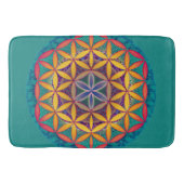 Tapis De Bain Fleur de la vie Mandala (Devant)