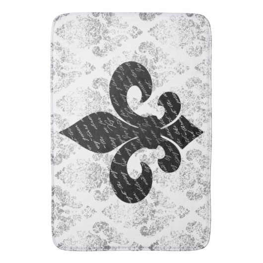 Tapis De Bain Fleur De Lis (devant Vertical)