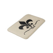 Tapis De Bain Fleur de Lis Monogram (Angle)