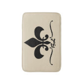 Tapis De Bain Fleur de Lis Monogram (Devant (Vertical))