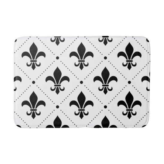 Tapis De Bain Fleur De Lis Motif (Devant)