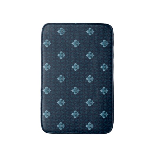 Tapis De Bain Fleur De Lis Pattern (Devant (Vertical))