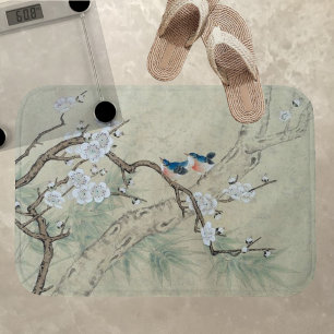 Tapis De Bain Fleur de prune au printemps