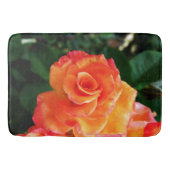 Tapis De Bain Fleur de rose orange (Devant)