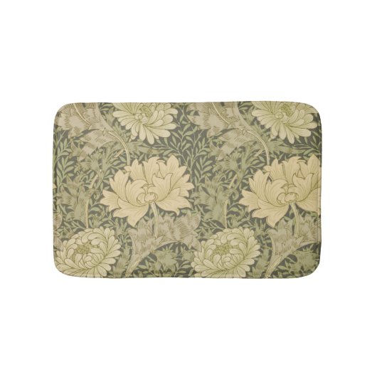 Tapis De Bain Fleur de Sauge Chrysanthème de William Morris (Devant)