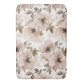 Tapis De Bain Fleur de Sud-Ouest Brun Rose (devant Vertical)