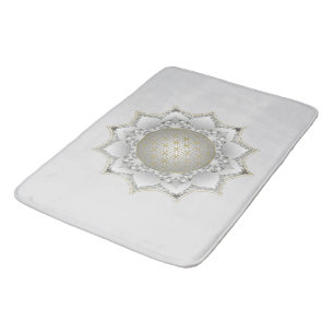 Tapis De Bain Fleur De Vie - Blossoms Mandala 1