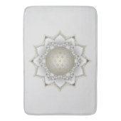 Tapis De Bain Fleur De Vie - Blossoms Mandala 1 (devant Vertical)