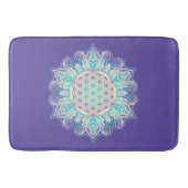 Tapis De Bain Fleur De Vie - Indien Mandala 2 (Devant)