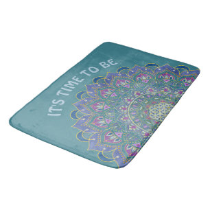 Tapis De Bain Fleur De Vie - Mandala India Style 1