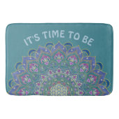 Tapis De Bain Fleur De Vie - Mandala India Style 1 (Devant)