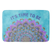 Tapis De Bain Fleur De Vie - Mandala India Style 2 (Devant)